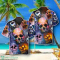 Galaxy Skull Hawaiian Shirt Style Gift