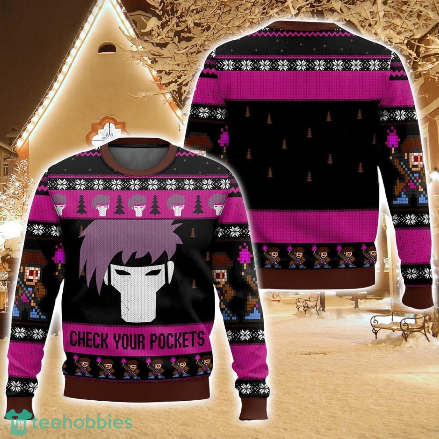 Gambit Ugly Christmas Sweater For Men And Women Christmas Holiday Gift Family Gift