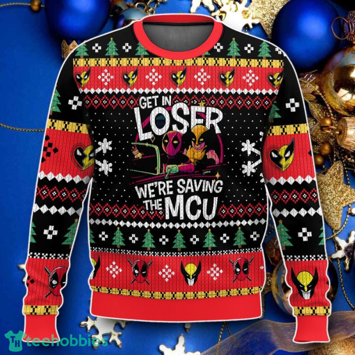 Get In Loser Deadpool Wolverine Ugly Sweater Style Gift For Men And Women