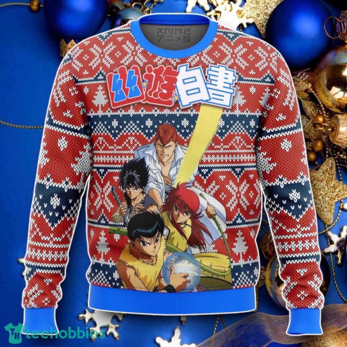 Ghost Fighter YuYu Hakusho Alt Ugly Christmas Sweater Style Gift For Men And Women