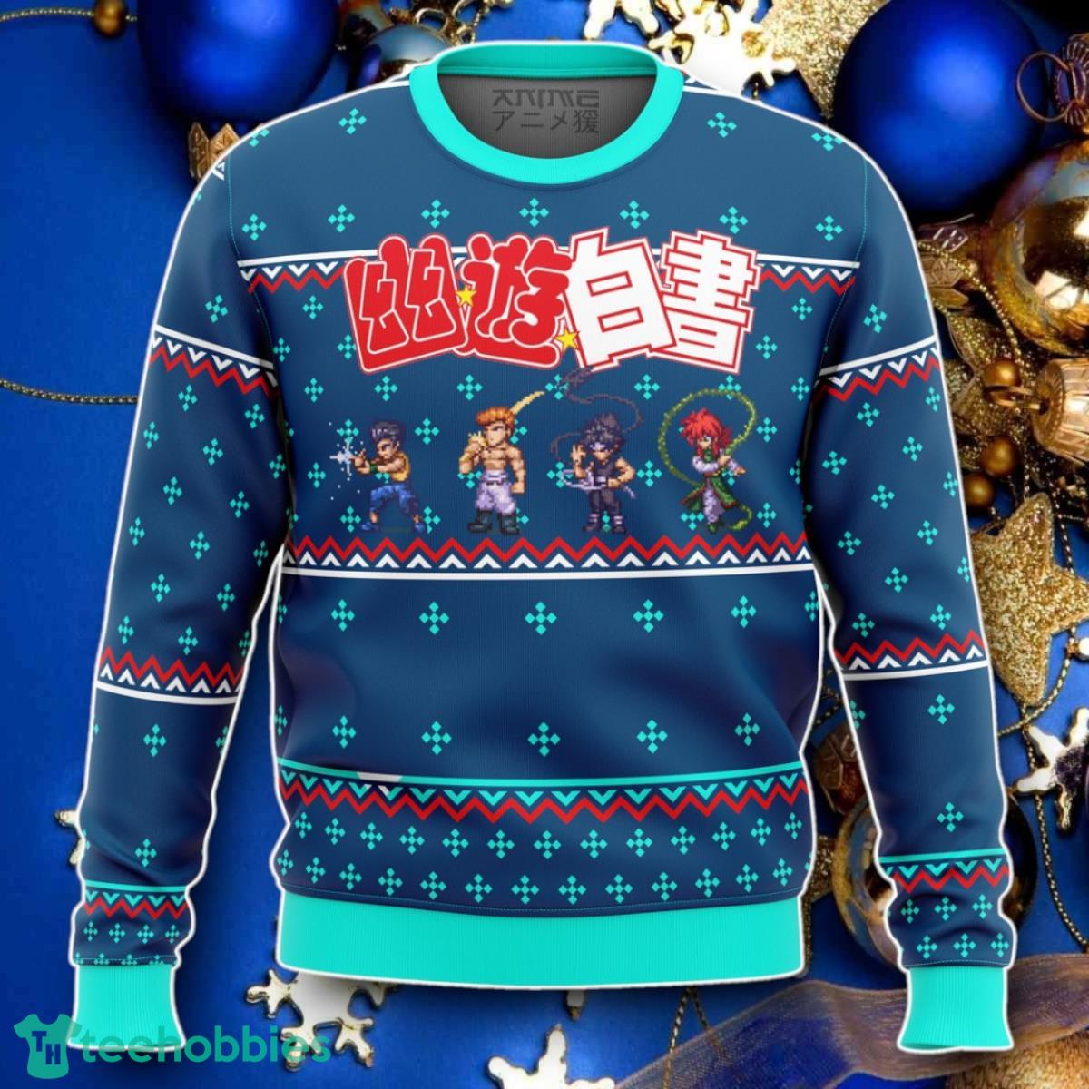 Ghost Fighter YuYu Hakusho Ugly Christmas Sweater Style Gift For Men And Women