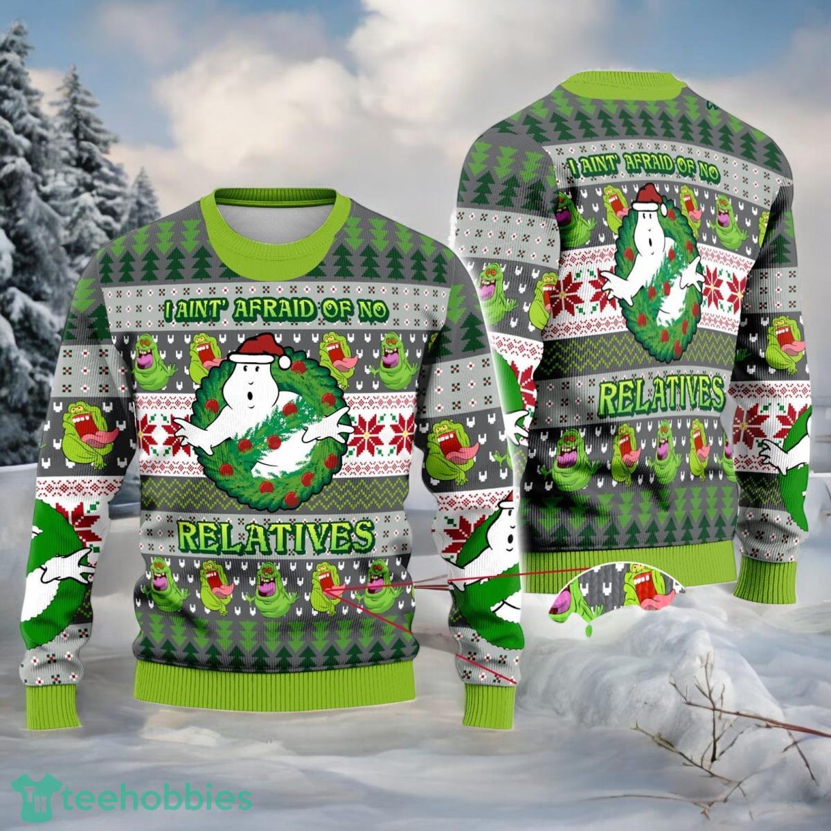 Ghostbusters Ugly Christmas Christmas 3D Ugly Sweater For Men And Women