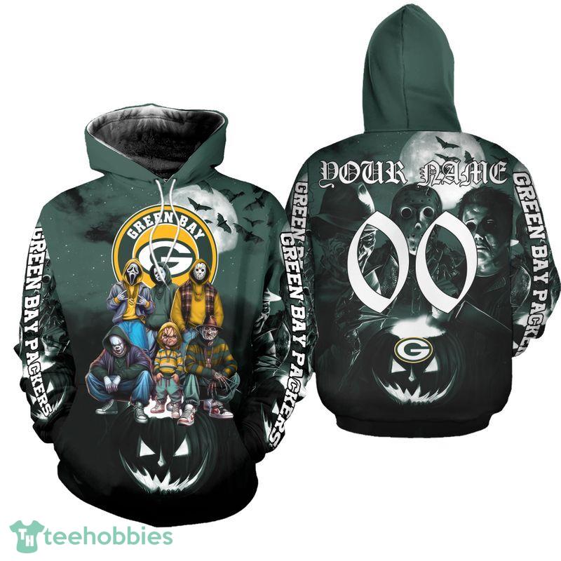 Gift Style Green Bay Packers Devil Halloween Boutique Hoodie Custom Number And Name