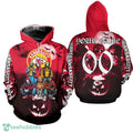 Gift Style Kansas City Chiefs Devil Halloween Frosty Hoodie AOP Custom Number And Name