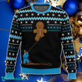 Gingerbread Cookie Monster Ugly Christmas Sweater Style Gift For Men And Women