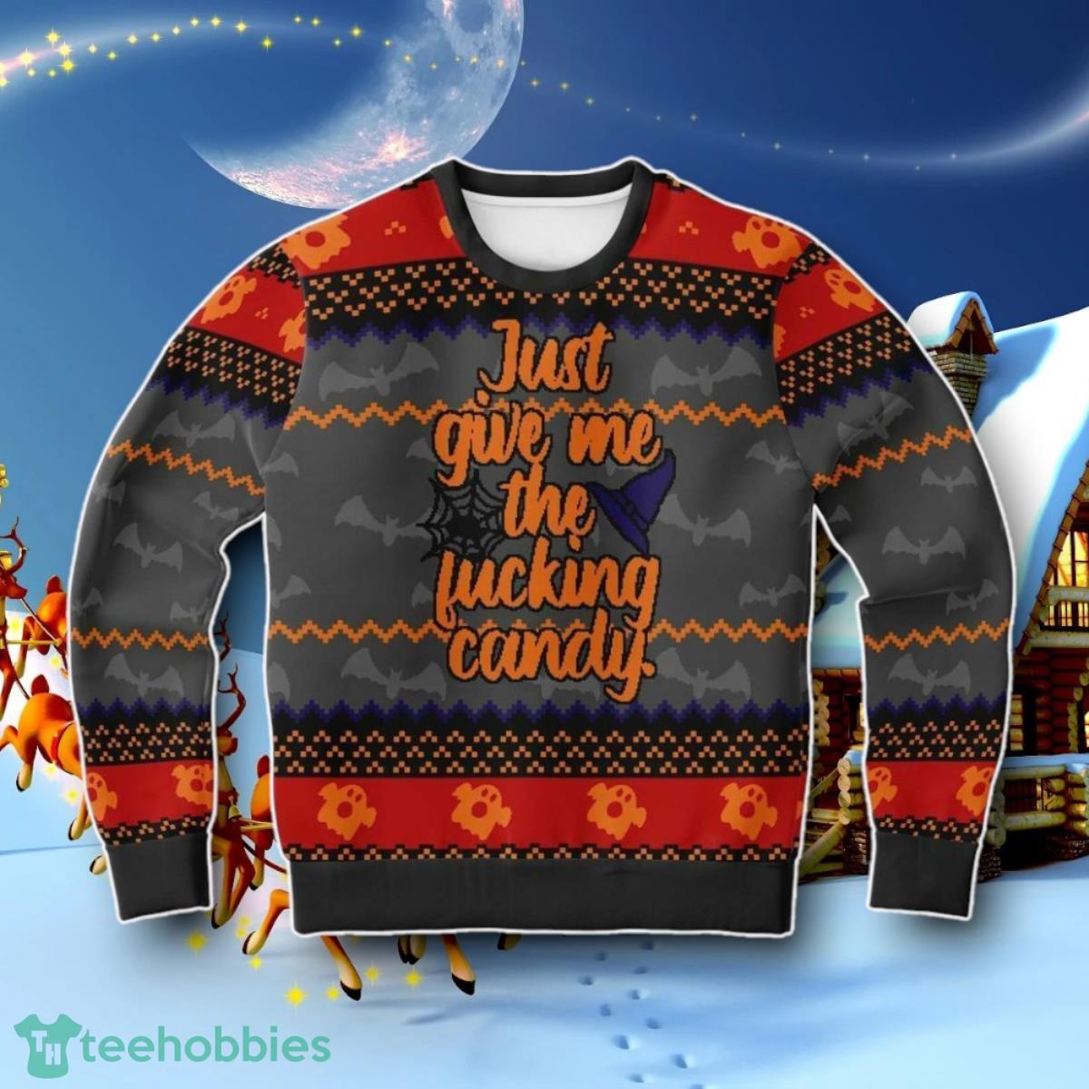 Give Me The F Candy Ugly Sweater Unisex Holiday Special Gift
