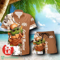 Grand Marnier Yoda Combo Hawaiian Shirt & Shorts For Men Women