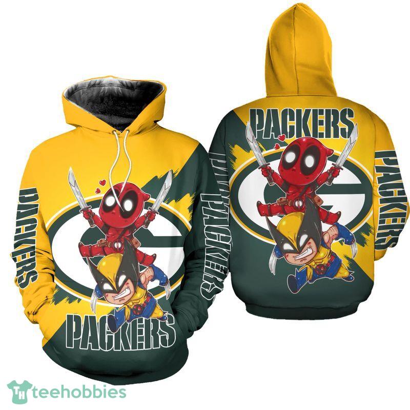 Green Bay Packers Deadpool Wolverines December 3D Hoodie Gift Halloween