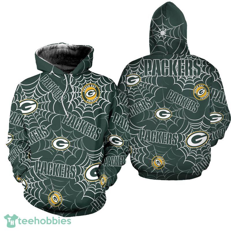 Green Bay Packers Spider Web Wardrobe Halloween Hoodie Gift Fans