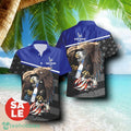 Grey Goose Vodka Eagle American Flag Combo Hawaiian Shirt & Shorts For Men Women