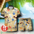 Grey Goose Vodka Summer Seafood Combo Hawaiian Shirt & Shorts For Men Women