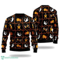 Halloween Pattern Ugly Sweater Boo Ghost Pumpkin Ugly Christmas Sweater For Men And Women