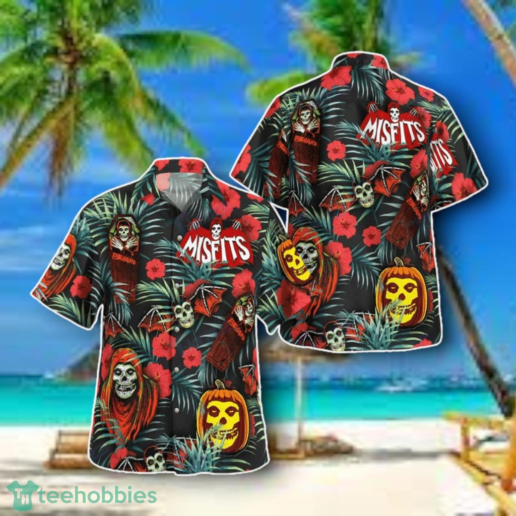 Halloween Skull Beware All Over Printed Hawaiian Shirt Style Gift