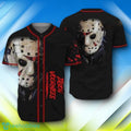 Happy Halloween Jason Voorhees Halloween Baseball Jersey Style Gift