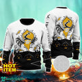 Hennessy Cognac Scary Night Halloween Hand Pull Out Halloween 3D Sweater For Men and Women