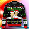 Huh…Huh…Huh… Beavis And Butthead Ugly Christmas Sweater Gift For Loved Ones