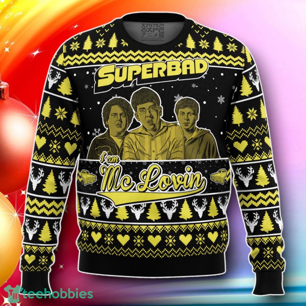 I Am Mc Lovin Superbad Ugly Christmas Sweater Gift For Loved Ones
