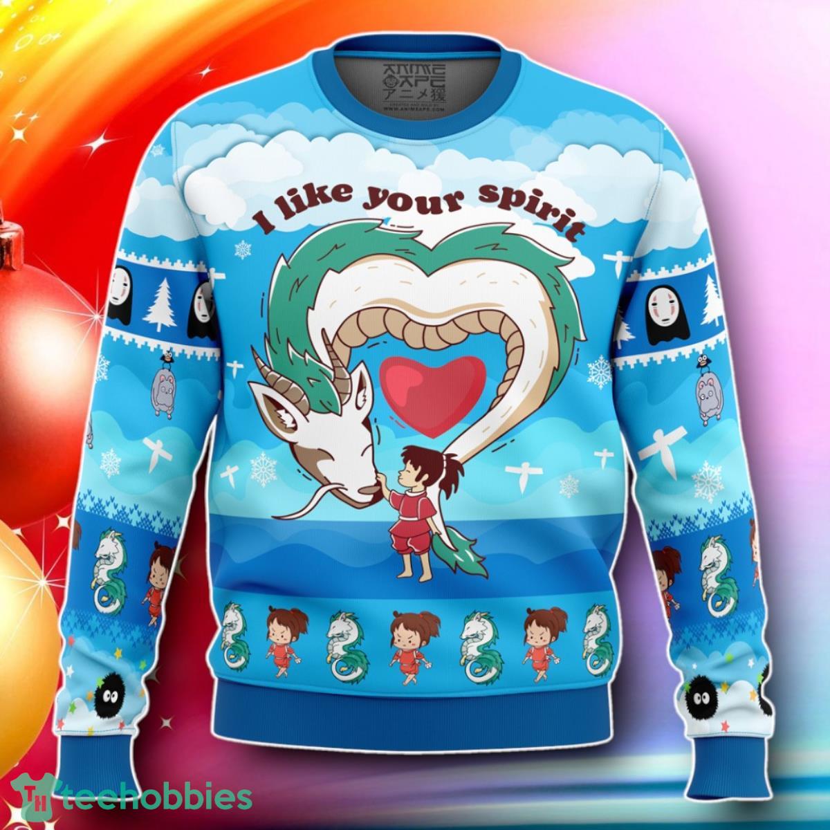 I Like Your Spirit Spirited Away Ugly Christmas Sweater Gift For Loved Ones