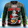 I Rock JingleBells Santa Singing Ugly Christmas Sweater Style Gift