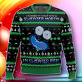I Turned Myself Into A Sweater Morty I’m Sweater Rick Rick & Morty Ugly Sweater Gift For Loved Ones