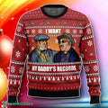I Want My Daddy’s Records Sanford And Son Ugly Christmas Sweater Gift For Loved Ones