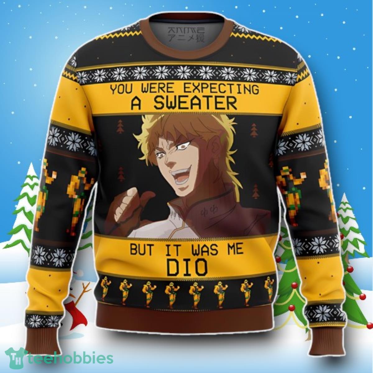 It Was Me Dio Jojo Bizarre Adventure Ugly Gamer Christmas Sweater Style Gift