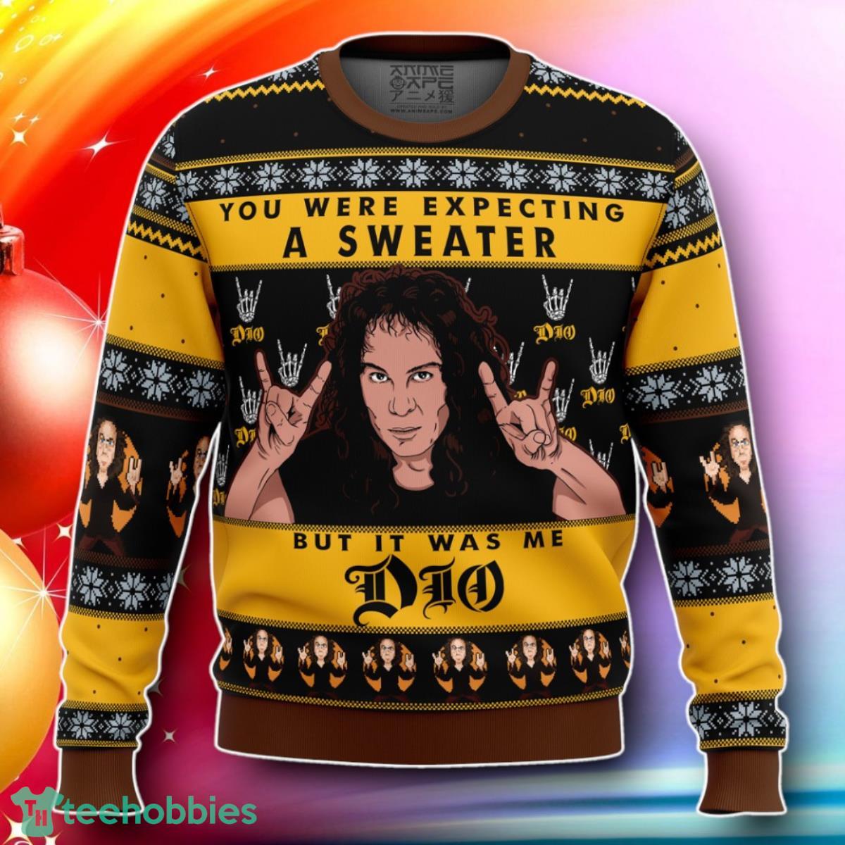 It Was Me Dio Ronnie James Dio Ugly Christmas Sweater Gift For Loved Ones
