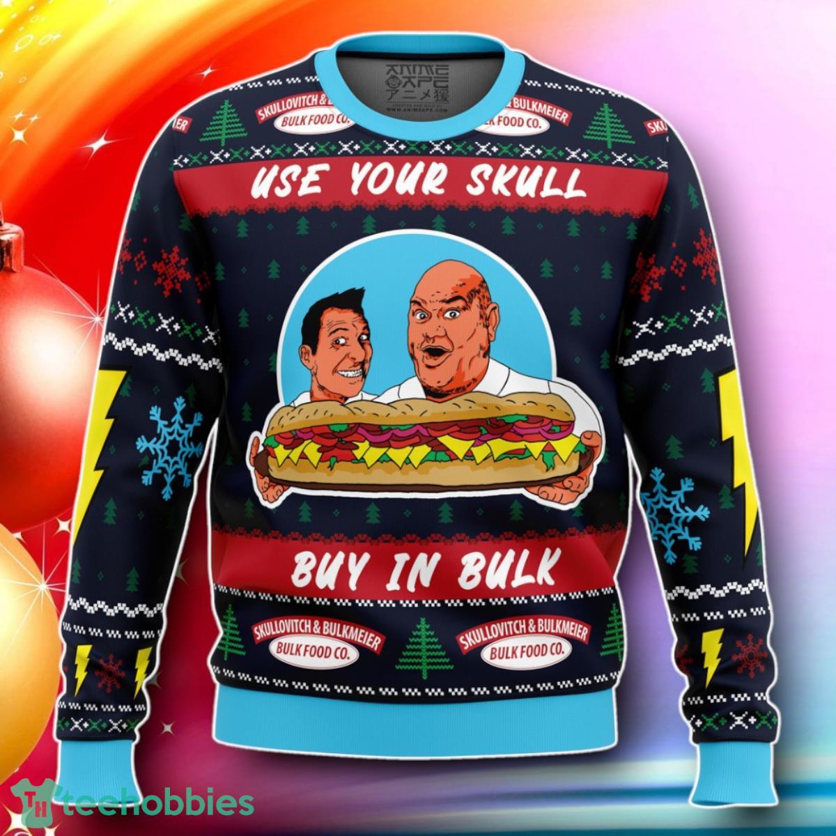 It’s Bulk And Skull Power Rangers Ugly Christmas Sweater Gift For Loved Ones
