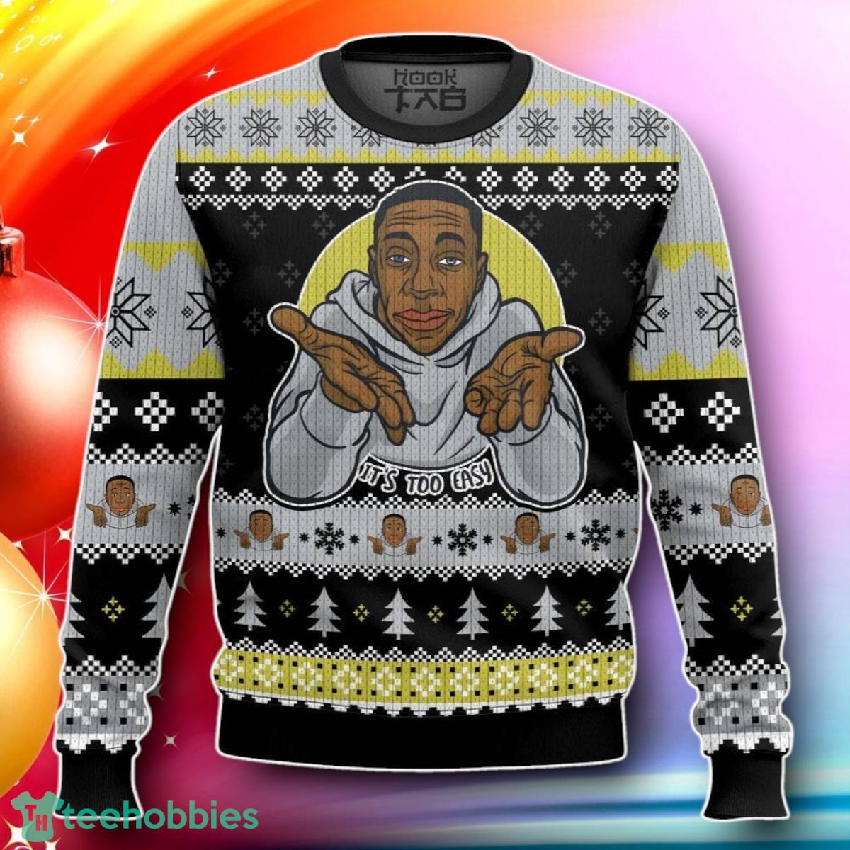 IT’S TOO EASY – Khaby Lame Ugly Sweater Gift For Loved Ones