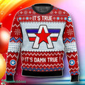 It’s True, It’s Damn True Kurt Angle Ugly Sweater Gift For Loved Ones