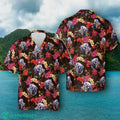 Jack And Sally Flower Hawaiian Shirt Impressive Gift