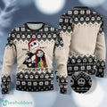 Jack Skellington And Sally Ugly Sweater Custom name Ugly Christmas Sweater For Men And Women