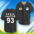 Jack Skellington Halloween Baseball Jersey Style Gift For Men And Women
