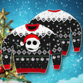 Jack Skellington Santa Hat Christmas Ugly Sweater Special Gift