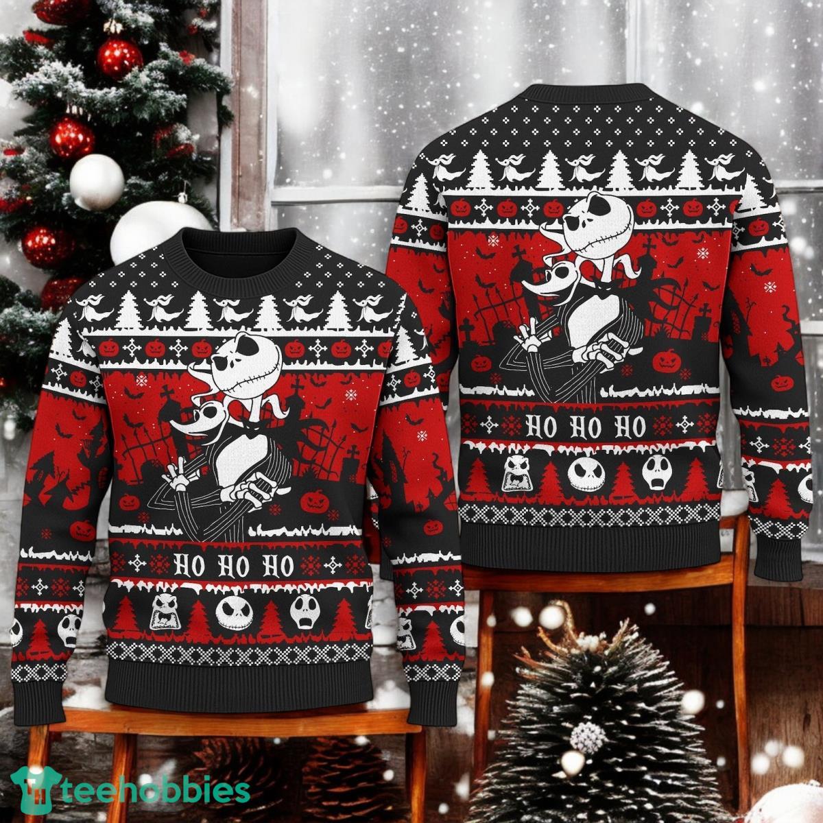 Jack Skellington Ugly Christmas Sweater Nightmare Before Christmas Sweater