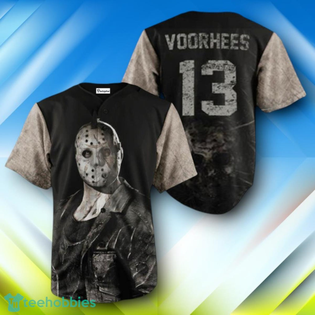 Jason Voorhees Horror Mask Halloween Baseball Jersey Style Gift