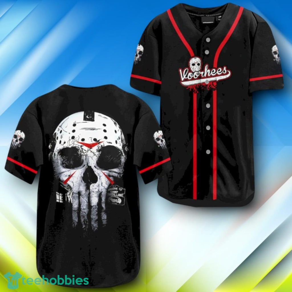 Jason Voorhees Welcome To Camp Crystal Lake Halloween Baseball Jersey Style Gift