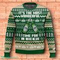 Jever It’s The Most Wonderful Time For A Beer Ugly Christmas Sweater 3D Design For Men Women