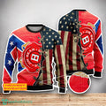 Jim Beam USA Flag 3D Sweater For Men Women