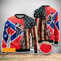 Johnnie Walker USA Flag 3D Sweater For Men Women