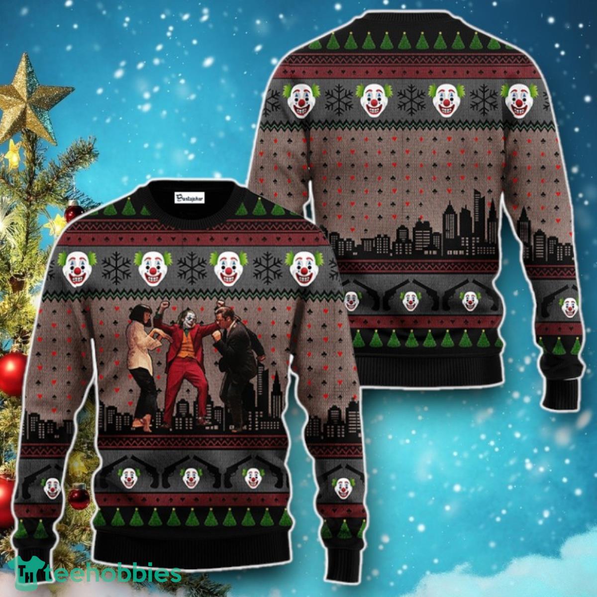 Joker Dance With Friends Christmas Ugly Sweater Special Gift