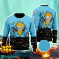 Keystone Light Scary Night Halloween Hand Pull Out Halloween 3D Sweater For Men and Women