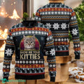 Kitty Cat Ugly Christmas Sweater Cat Christmas Sweater Cat Xmas Sweater