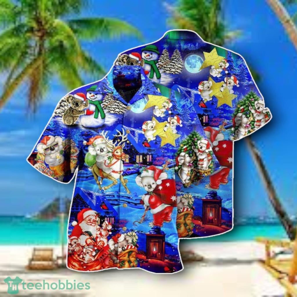 Koala Wants Merry Christmas With Much Fun Hawaiian Shirt Style Gift