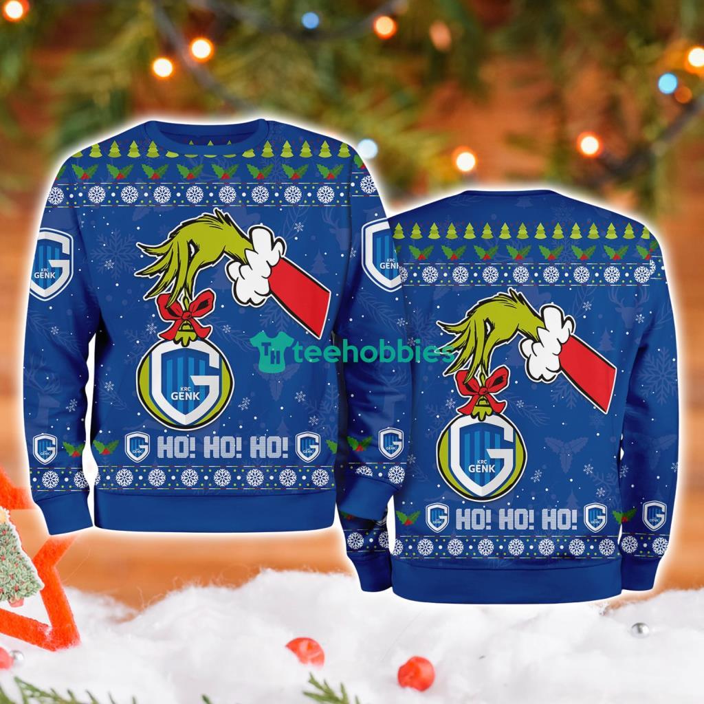 Krc Genk Grinch Hand Ugly Christmas Sweater 3D