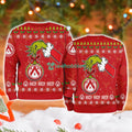 Kv Kortrijk Grinch Hand Ugly Christmas Sweater 3D