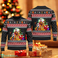 Lion King Christmas Ugly Sweater Lion King Xmas Holiday Sweater