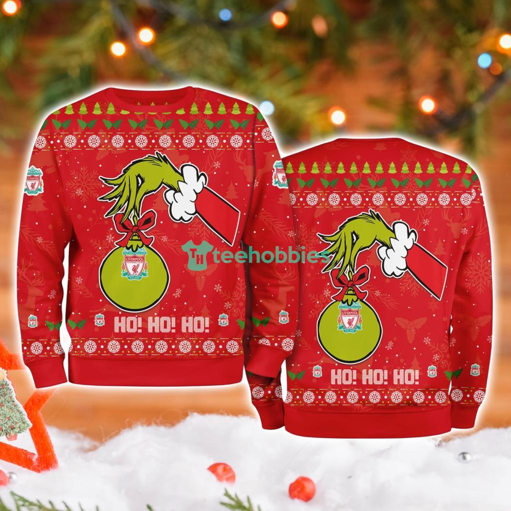 Liverpool Grinch Hand Ugly Christmas Sweater 3D