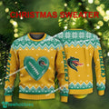 Logo Pattern Heart Football UAB Blazers Christmas 3D Sweater Gift For Adult