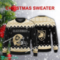 Logo Pattern Helmet Army West Point Black Knights Christmas Sweater AOP For Men Women